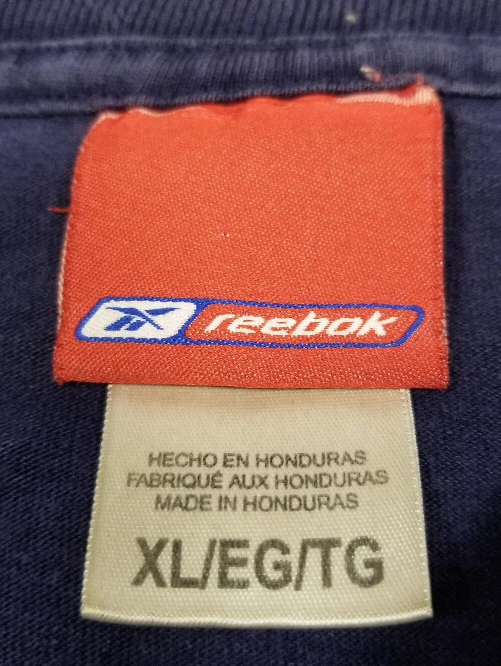 Vintage Y2K Reebok Chicago Bears NFL Long Sleeve Shirt Mens Size XL Navy Blue